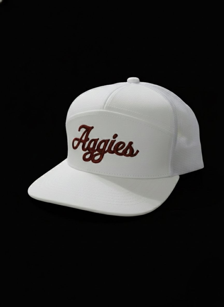 Aggies 7 Panel Trucker Cap