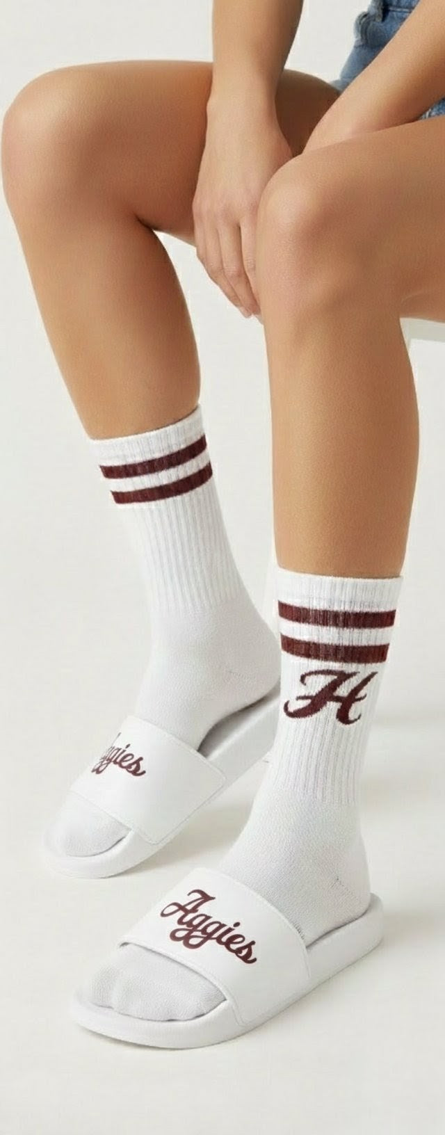 H-Logo Knee Socks