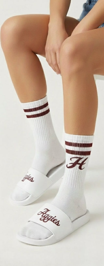 H-Logo Knee Socks
